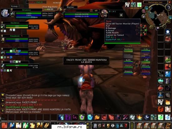 server world warcraft ianuarie 2007 cata nesimtire asta posibil hunter aibe 37000 posibil asa ceva