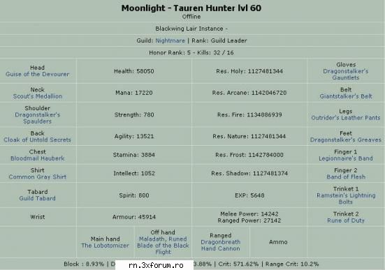 ..:: ban wow update februarie 2007 ::.. busted !sper nevoie poza spune totul.