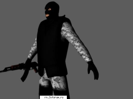 poze personaje facute cler1cul 3dsmax terro3 Mester Zugrav in 3D