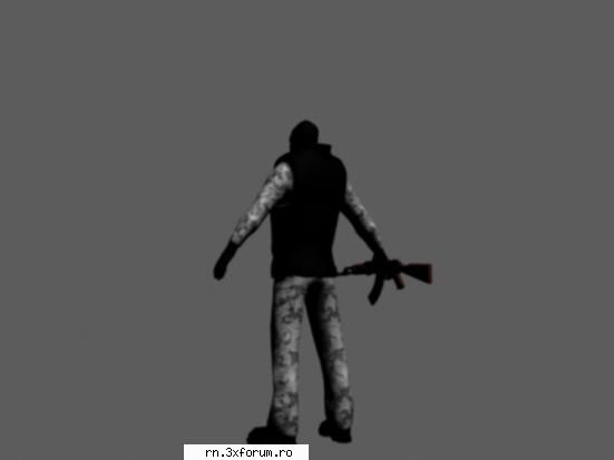 poze personaje facute cler1cul 3dsmax terro5 Mester Zugrav in 3D