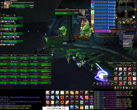 apoi in bt la primul boss ...high warlord server wow - the burning crusade - 9 - 24 septembrie 2007