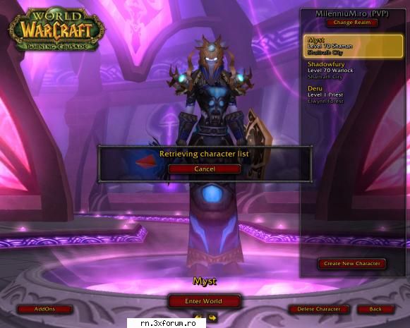 asdf server wow - the burning crusade - 9 - 24 septembrie 2007