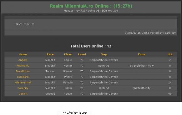 ce ushor se face ssc cu gmu ca dmg sau healer  :rolleyes: server wow - the burning crusade - 9 - 24