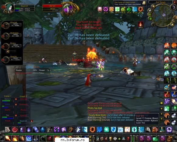 server wow burning crusade ianuarie 2008 zul'jin ... super fun bossul, pretty hard aici s-au prins