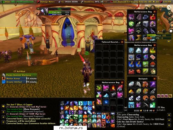 1000k gold on blizz - Am 10k si imi ajung screenshot ? +5,2k from 280% - WoW MilenniuM Reborn