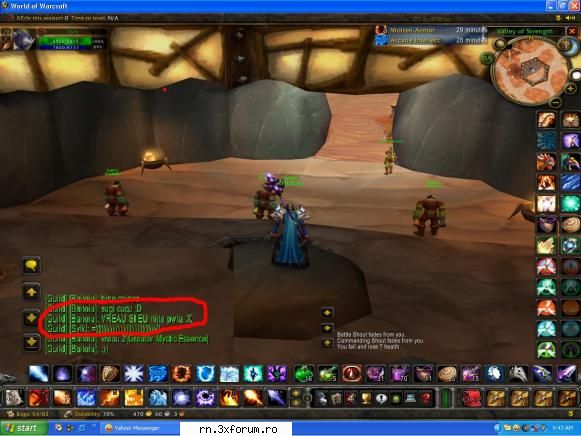 Amintiri din...old Millenium :) - iata aicea baitoiu "explodand" in caz ca nu se - WoW MilenniuM Reborn