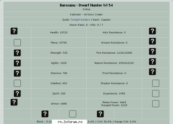 un fost barosan ..:: ban wow - update 25 februarie 2007 ::..