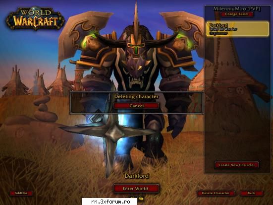 Bafta Milennium. - Cam astea sunt ultimele mele vorbe spuse pe - Server RN  World Of Warcraft - Recycle Bin