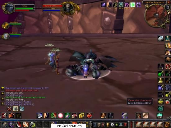 Bossi batuti de Muschetarii in BC - Omor The Unscar... Location - ..:: Guild - MUSCHETARII - Alliance ::..