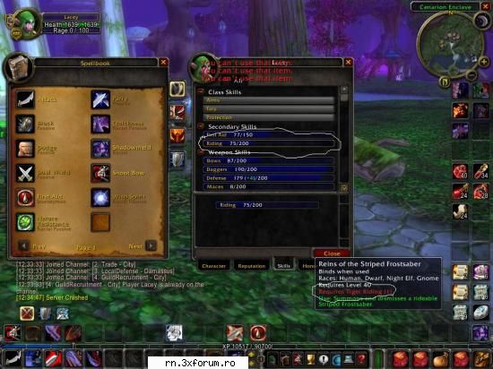 Bug mount night elfi - Rayne - Server RN  World Of Warcraft - Recycle Bin