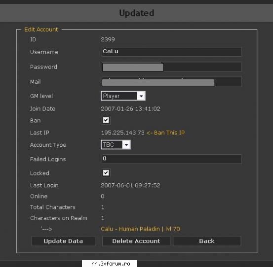 Calu buguit - a doua oara - PaDaS - Server RN  World Of Warcraft