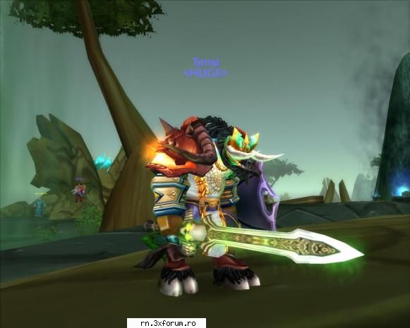 Cele mai bune screenshoturi - sabie mai mare ca mine :X - Server RN  World Of Warcraft
