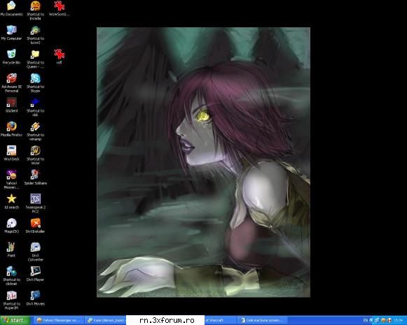 Cele mai bune screenshoturi - My desktop xD Undead - Server RN  World Of Warcraft