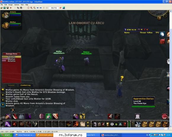 Crit-uri Record - 1k si ceva crit cu arcu :D - WoW MilenniuM Reborn