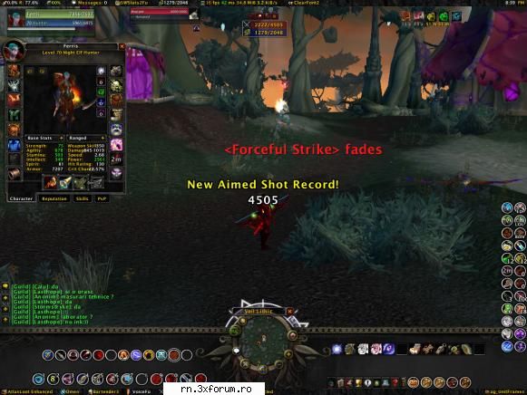 Crit-uri Record - cat pt hunter..slab dar eficient ;) - WoW MilenniuM Reborn