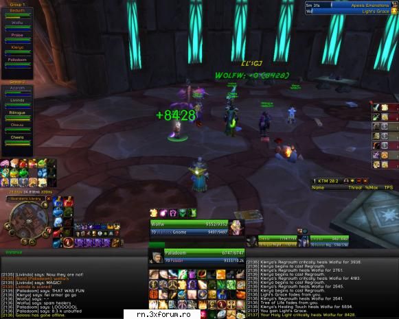 Crit-uri Record - uite crit unbuffed... cu 4-5 epics pe mine - WoW MilenniuM Reborn
