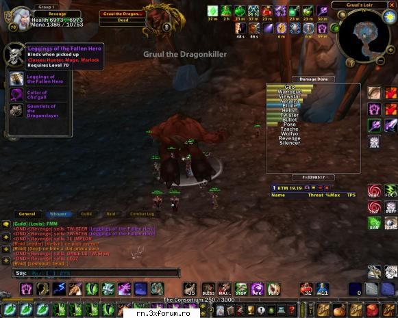 Gruul the Dragonkiller Down - shamanuro - Server RN  World Of Warcraft