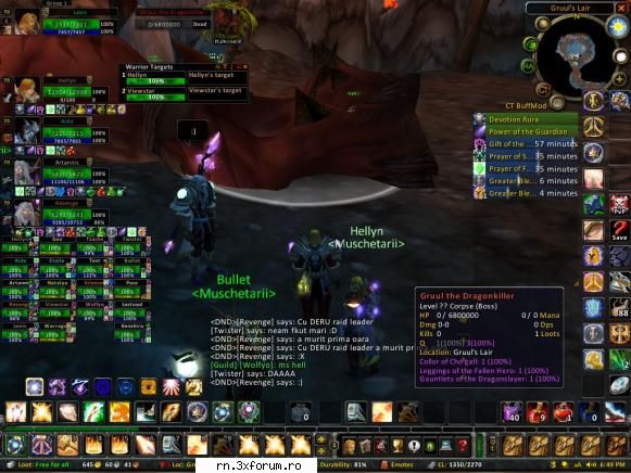 Gruul the Dragonkiller Down - shamanuro - Server RN  World Of Warcraft