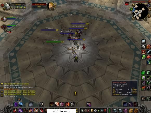 Nemesis ROCKS the very foundations of the Alliance - Blue - Server RN  World Of Warcraft - Recycle Bin