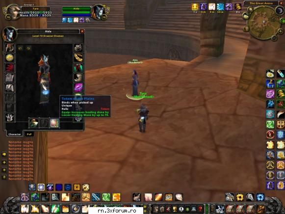 Probleme in cazul carora puteti apela la GM - shamanuro - Server RN  World Of Warcraft