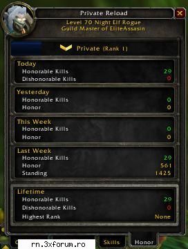 PvP events - ( A ) vs ( H ) - ca sa intrati in top trebuie sa prezentati - PvP events - World Of Warcraft