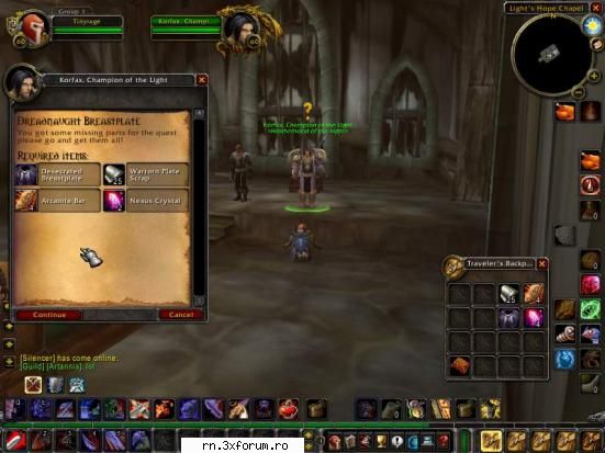 Quest Tier3 - MERGE - - PaDaS - Server RN  World Of Warcraft