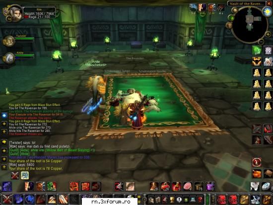 ..:: Recorduri in joc ::.. - 5400 whit my own buffs si fara death wish ...nu - Server RN  World Of Warcraft