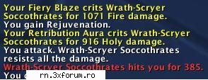 ..:: Recorduri in joc ::.. - E encentul de pe arma care da 15 dmg + dmg and - Server RN  World Of Warcraft