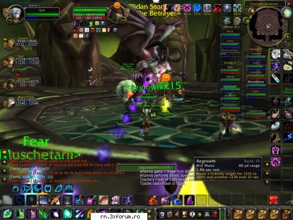 ..:: Recorduri in joc ::.. - a si apropo la regrowth am dat 4215 ...astept sa - Server RN  World Of Warcraft