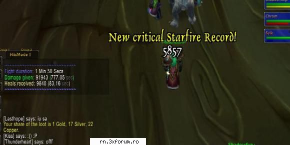..:: Recorduri in joc ::.. - nuj daca a reusit sa dea cineva mai mult ca nam - Server RN  World Of Warcraft