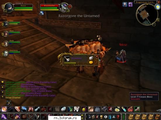 Recuperare iteme de la Razorgore - Deci am inteles ca hoarda s-a - Server RN  World Of Warcraft - Recycle Bin