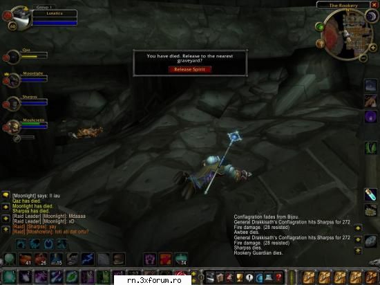 Spells la Bosi - da.. uite ca vin si eu cu un screenshot facut - Server RN  World Of Warcraft - Recycle Bin