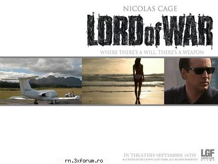 Top New Movie...!!! - Lord of War THEATRE DATE..: 16.sept.2005 - Filme