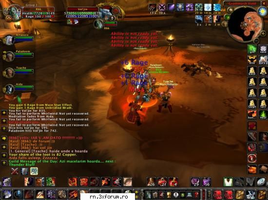 Vasile...defender of the hord...:)) - azi n am mai fost doar 2 si ne am permis - Server RN  World Of Warcraft