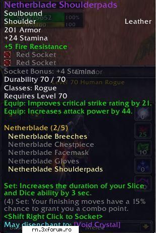 World of Roguecraft-Rogue Xperiente (part I) - Am observat un bug la shoulder - Server RN  World Of Warcraft
