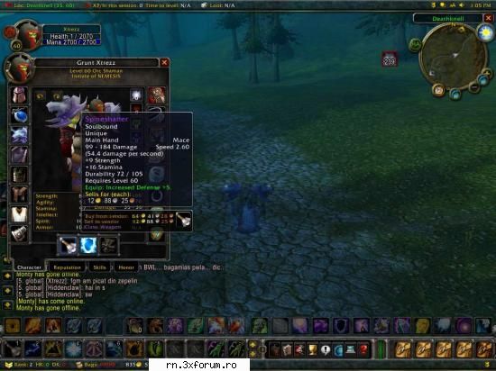 gm !!!!!!!!!! - si screen facut mai dimineata cand aveam banii - Server RN  World Of Warcraft - Recycle Bin