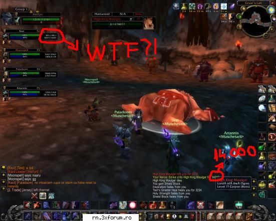 un GM sa verifice SS-ul asta - uitati SS-ul asta, dati-i Save si dati-i putin - Server RN  World Of Warcraft